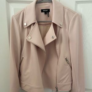 Blush DKNY moto jacket